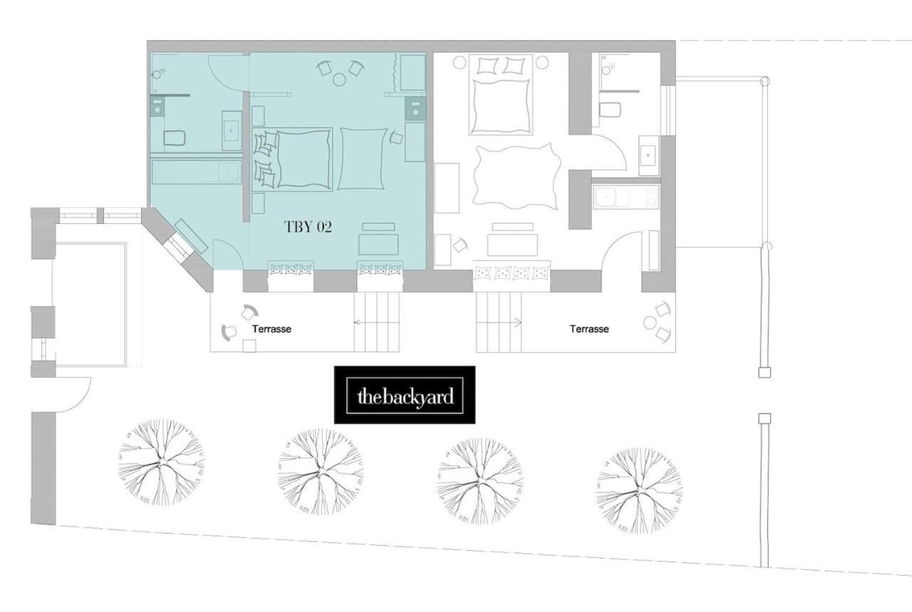 Exklusive Designferienwohnung The Backyard Tby 02 Trier Dış mekan fotoğraf